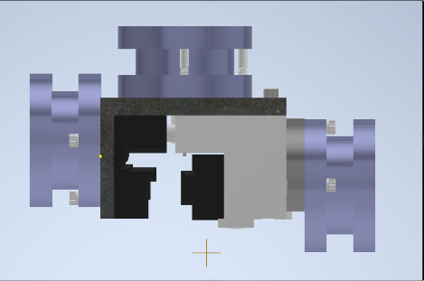 Saw fixture front view
